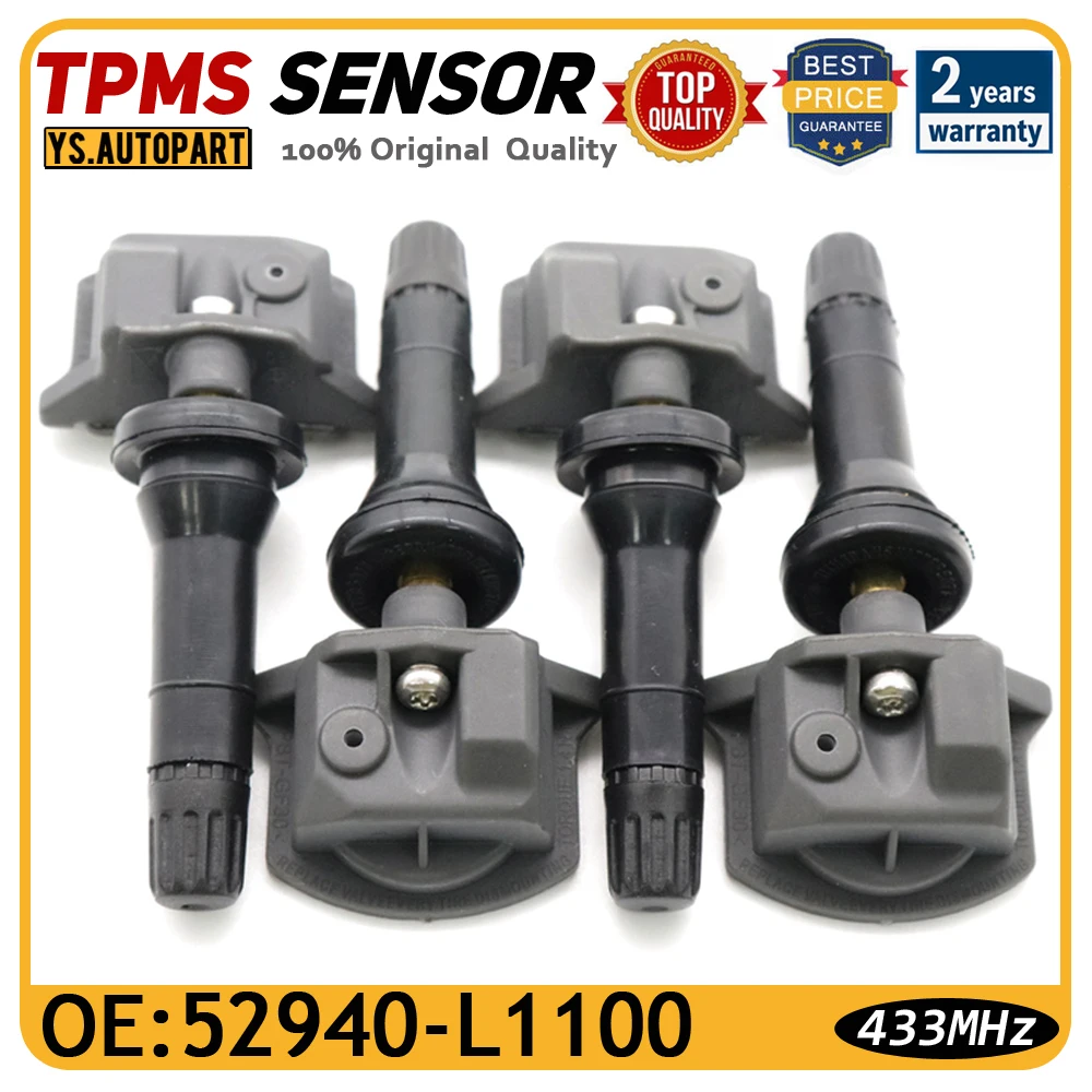 52940 L1100 Car TPMS Sensor Tire Pressure Monitoring System Sensor For Hyundai Sonata DN8 KIA