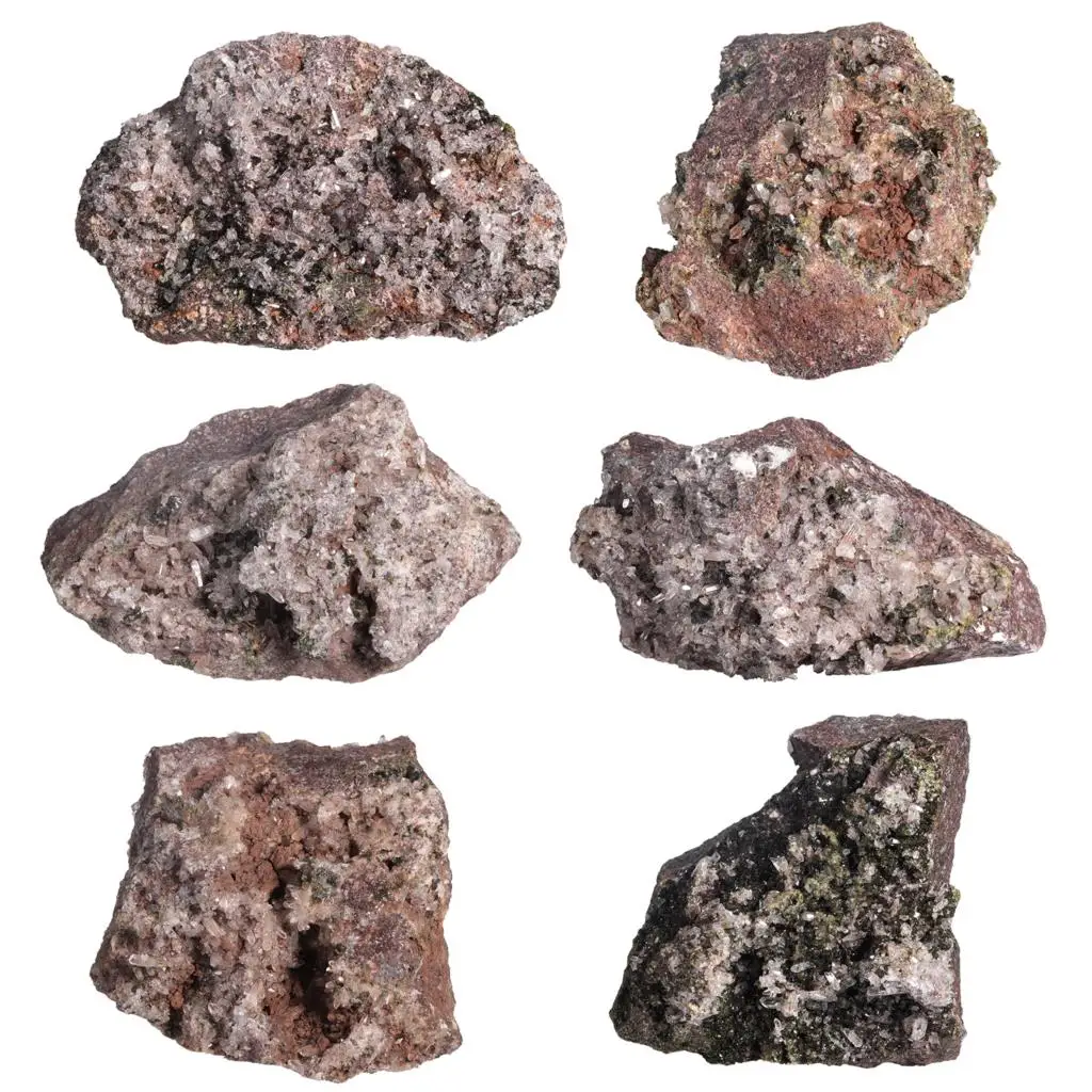 400-599g Irregular Epidote Crystal Quartz Healing Raw Gemstone Minerals Specimen For Home Decor Ornaments