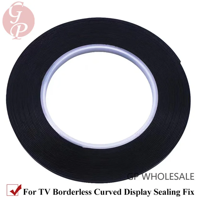 10meters, 3mm/4mm/5mm Double Sided Sticky Foam Tape Adhesive LCD Screen Frameless For TV Borderless Curved Display Sealing Fix