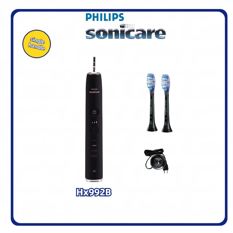 Philips Sonicare Diamond Electric Toothbrus With 2 Philips Brush Heads G3 APP Clean Rechargeable 5 Mode Toothbrush W/Deep Clean heipoe mtm310b 196ft cross line laser green with usb charge 2 modules 2 laser heads outdoor pulse mode magnetic support