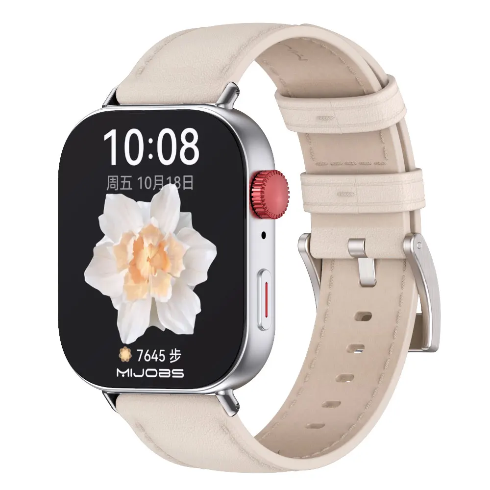 Premium Leather Wristband for Smart Watch - Soft and Durable Strap Accessory