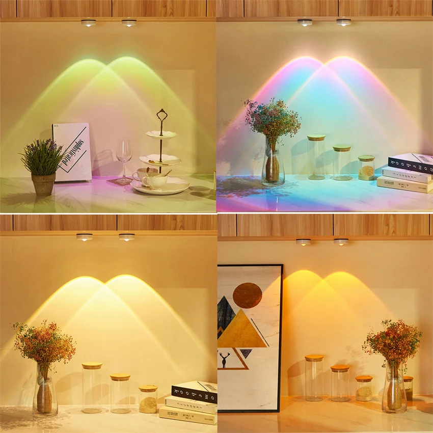 Светодиодный светильник для шкафа настенный сенсорный на закате кухни спальни