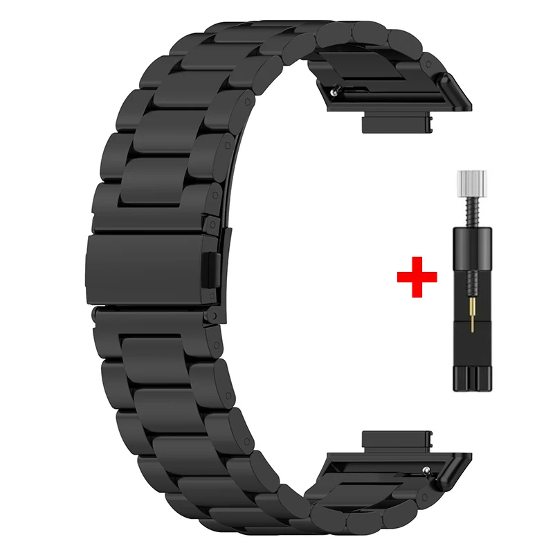 Stainless Steel Smartwatch Strap - Premium Metal Wristband Replacement