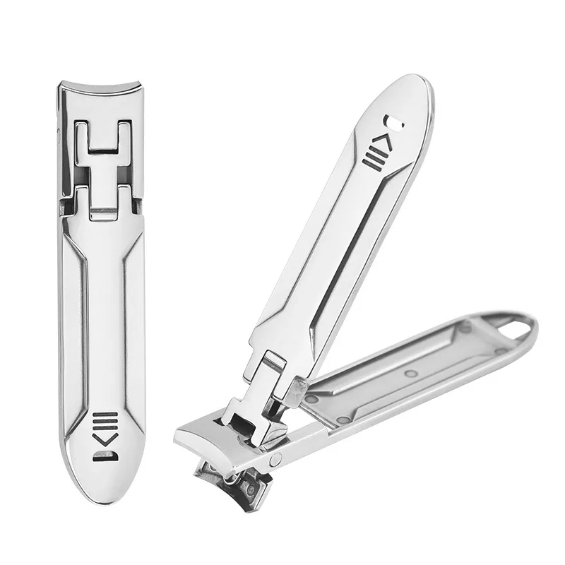 Ultra-Thin Nail Clippers Fingernail Collapsible Stainless Steel Manicure Tools Nail Scissors Cutter