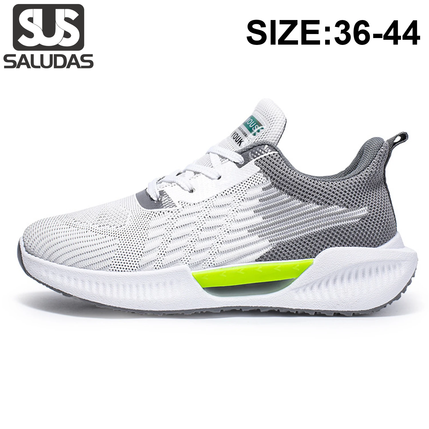 

SALUDAS Couple Sneakers Men Lightweight Running Shoes Skeleton Sole Shock Absorbing Tennis Shoes Women Outdoor Sneakers