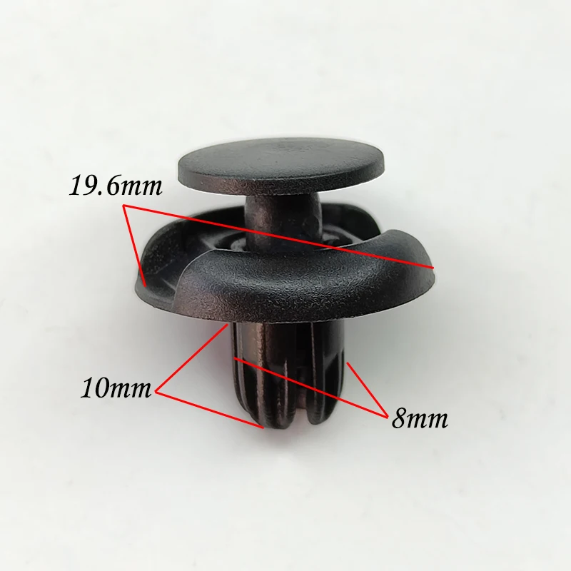 포드 트랜짓 V362 용 8mm 리벳 트림 클립, 맞춤형 후면 패널 뒷문 내부 트림 라이닝 클립, 플라스틱 패스너 클립, 30 개