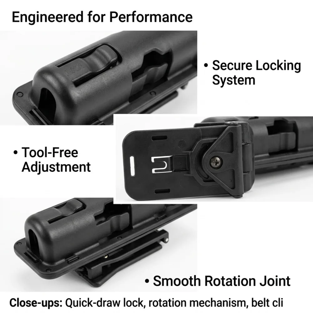 Military-Grade Tactical Utility Case with 360-Degree Rotation
