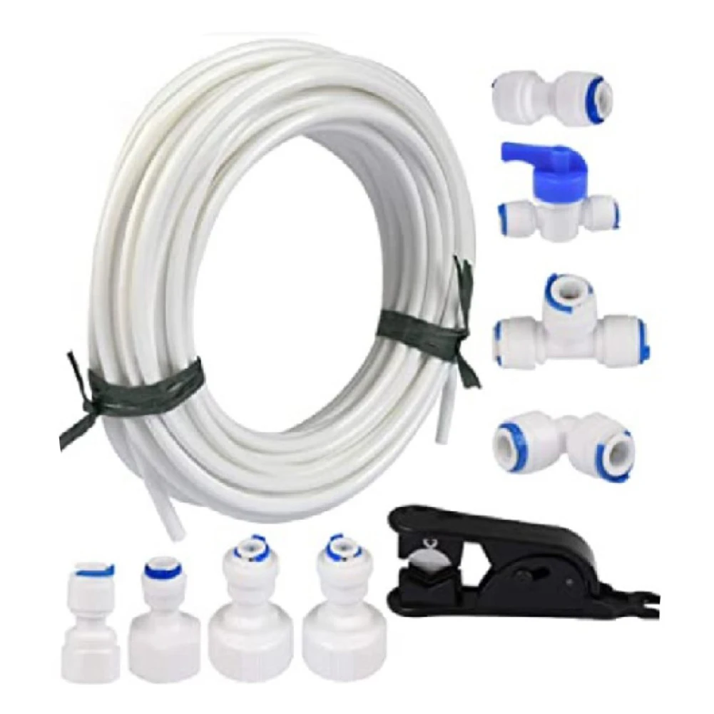 

Water Supply Hose Refrigerator Hose With A Pipe Cutter With Valve For Filter System Refrigerator Connector Kit