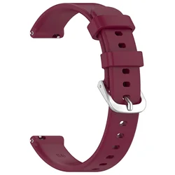 Silicone Soft Watchband Bracelet - Premium Strap - Garmin Lily 2 (Wine red)