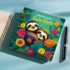 Adult Picture Book - 24 Pages Cute Sloth Coloring Book - Helps Reduce Stress and Ease Emotions Graffiti Painting Drawing Art 4