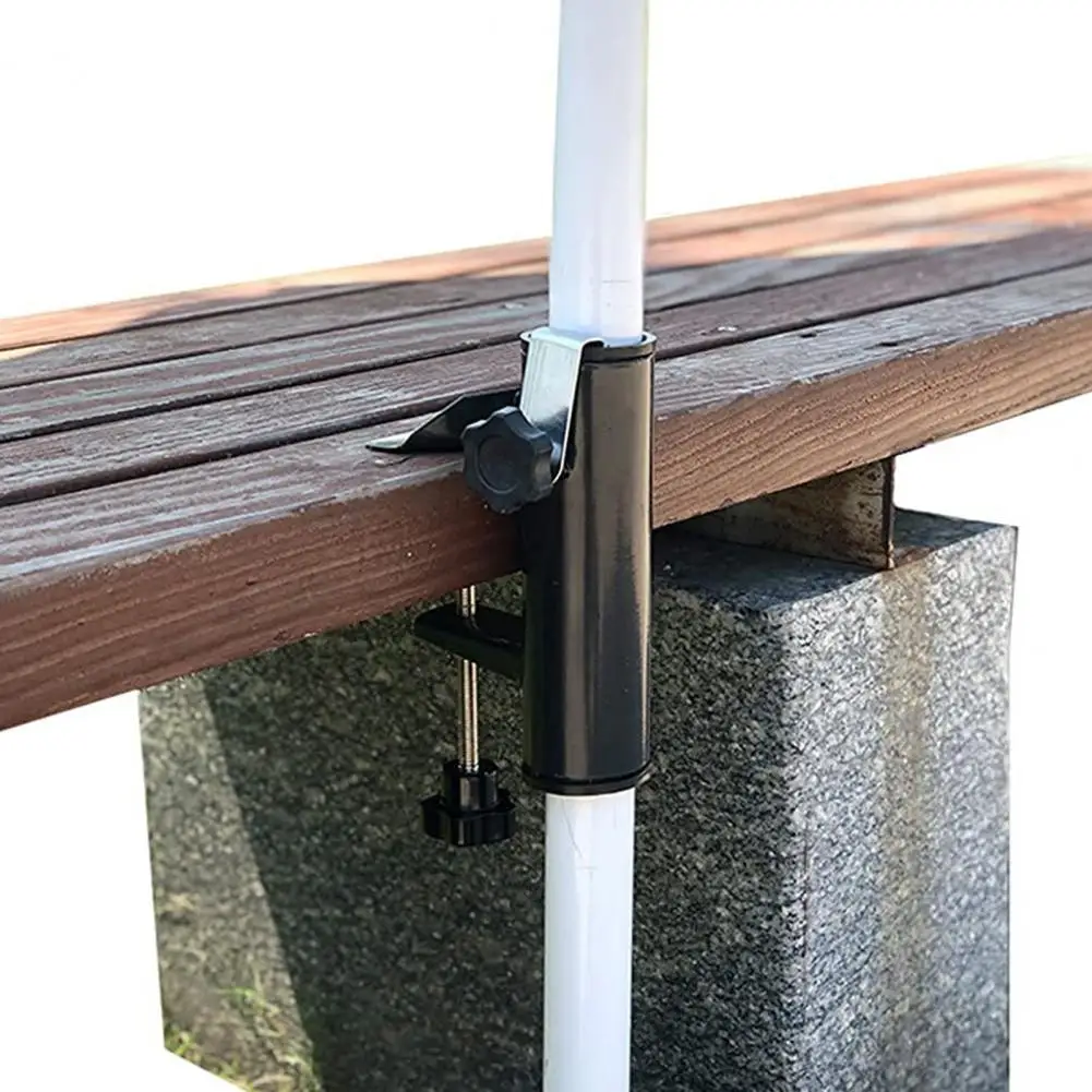 Metal Umbrella Holder Durable Umbrella Mount Heavy Duty Metal Outdoor Chair Clamp for Garden Yard Patio for Outdoor