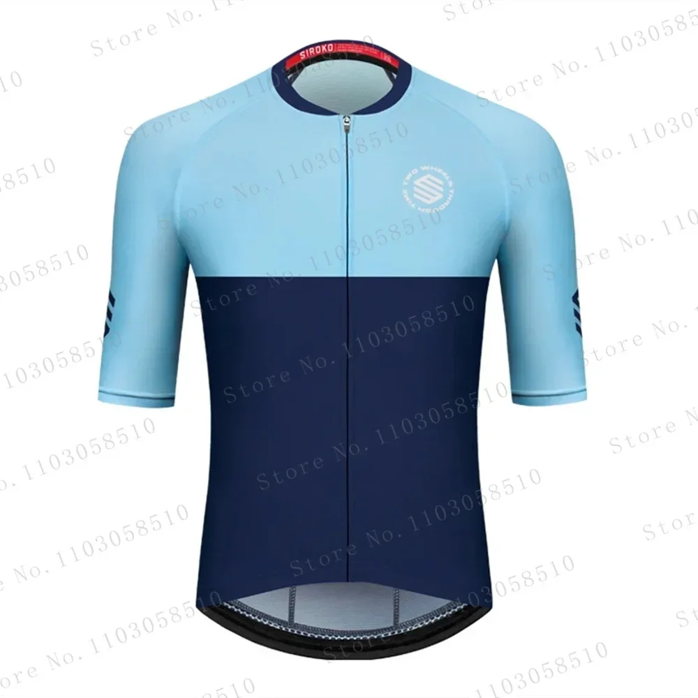 Siroko 2024 Men Summer Short Sleeve Cycling Jersey Bicycle Road MTB bike Shirt Outdoor Sports Ropa ciclismo Clothing Breathable 3