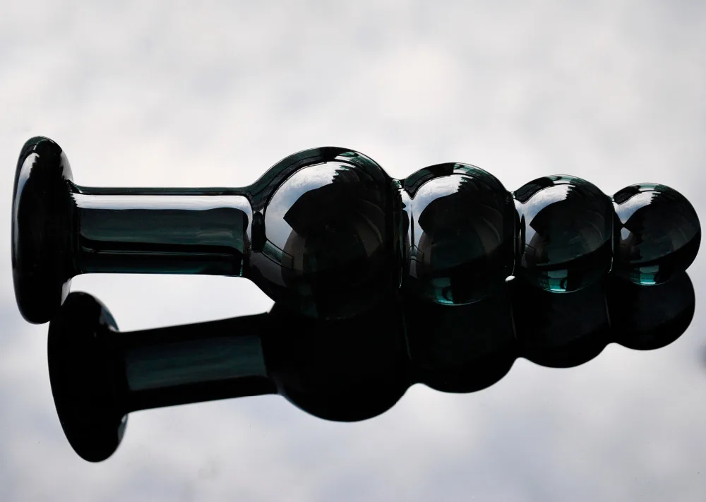 Grandi perline anali in vetro Pyrex, palline grandi, dildo di cristallo, butt plug, cazzo artificiale, masturbarsi_voghion.com