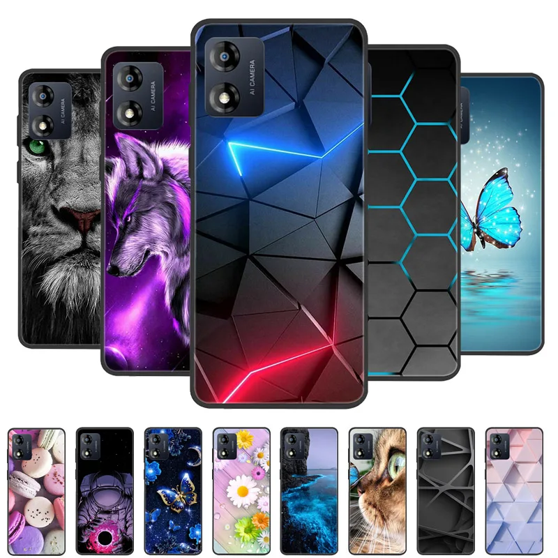 ForMotorolaMotoE13CaseSoftTPUSiliconeBackCoverforMotoE13