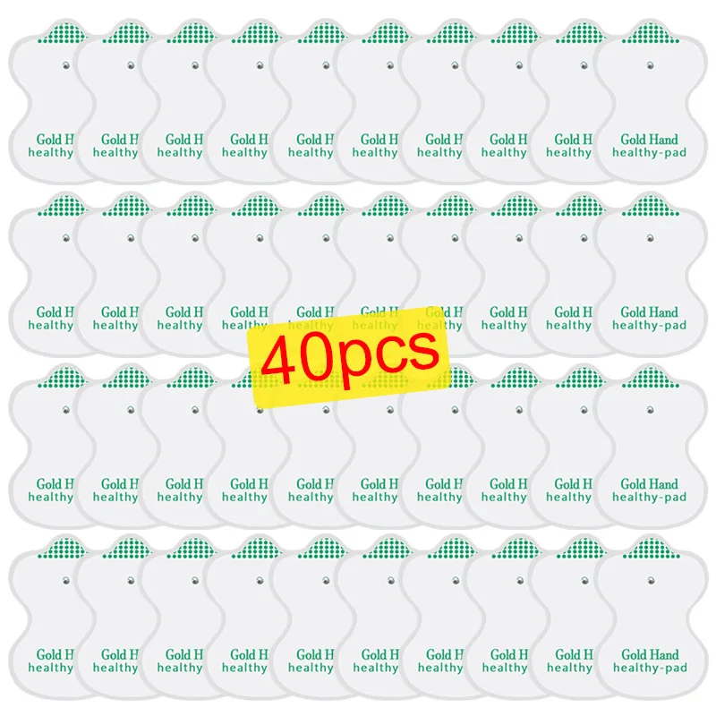 

100/40/20P Tens Electrodes Pad EMS Muscle Stimulator Patch Muscle Massager Stimulator Machine Replaceable Self-adhesive Stickers