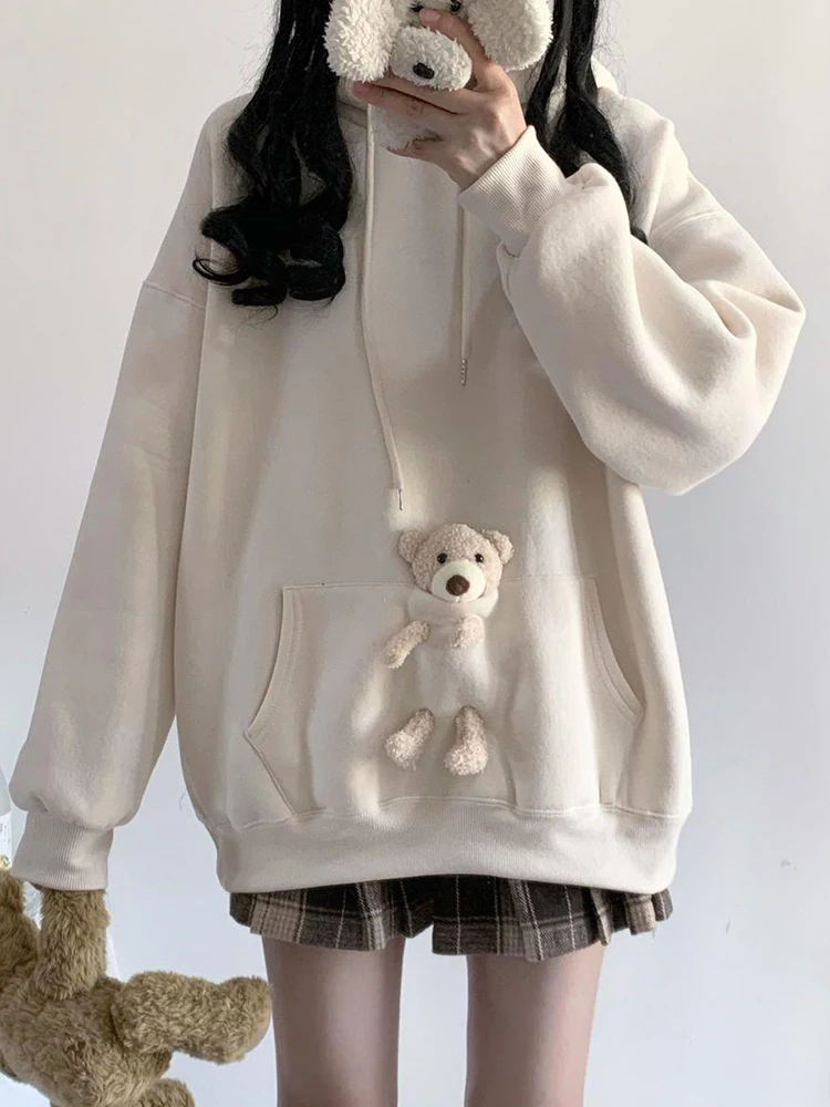Kawaii Bear Hoodie 4