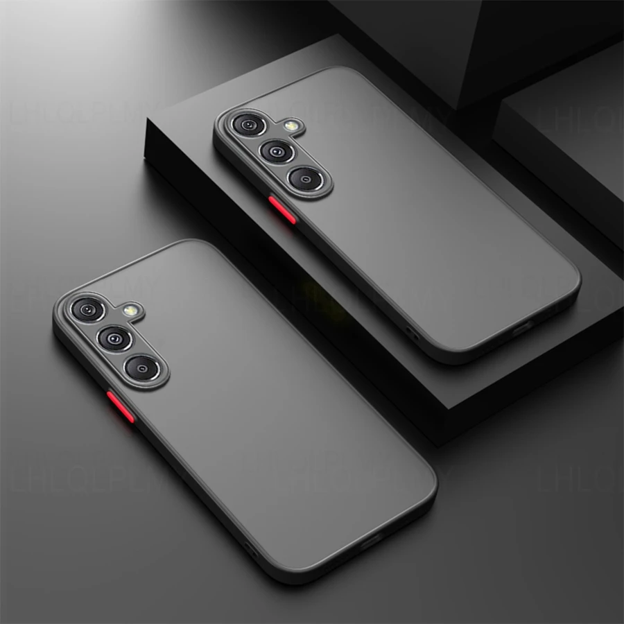 Luxury Shockproof Matte Armor Bumper Silicone Case