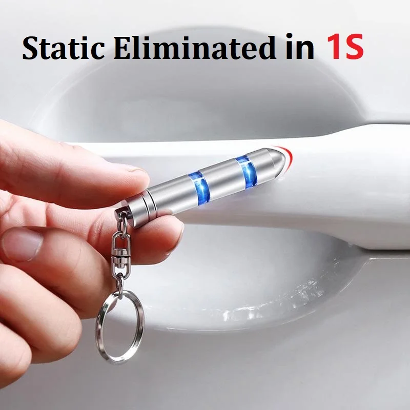 Static Key Chain Anti Static Keychain for Car Door Handle Winter Essential Touch Once ...