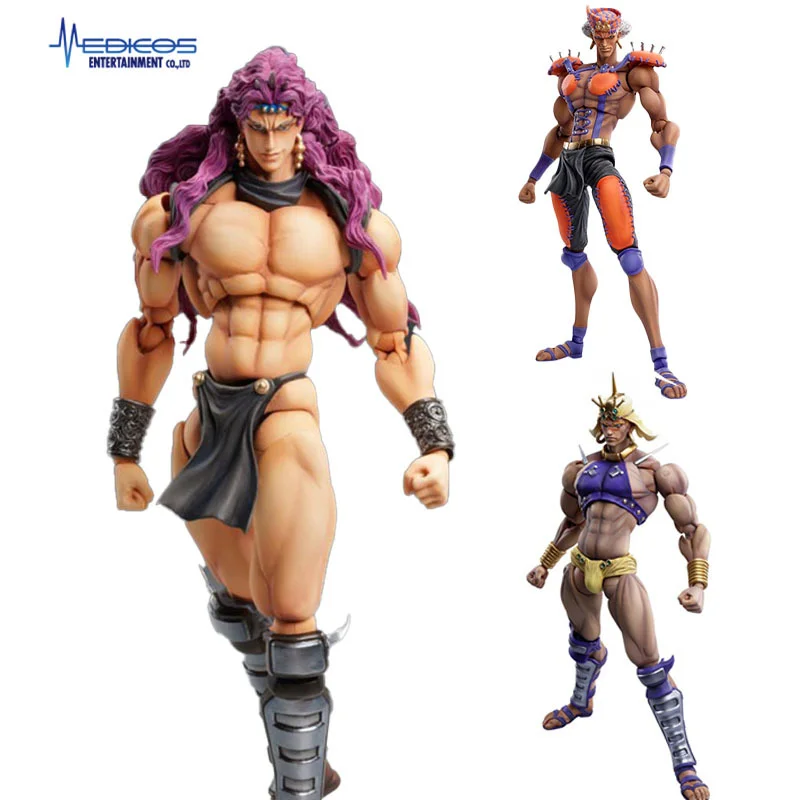 

Оригинальная суперэкшн-статуя Medicos, экшн-фигурка Джоджо с невероятными приключениями, Боевая тенденция, модель Kars Wamuu Esidisi