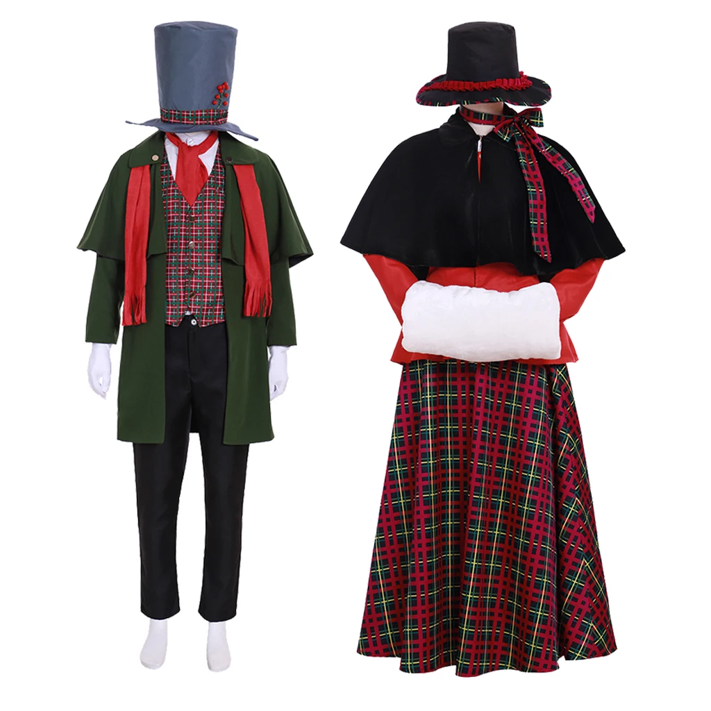 Classic A Christmas Carol Cosplay Dress Uniform Set Victorian Dickens Carol Cosplay Christmas Carol Yuletide Outfit Custom Made