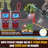 Noyafa NF-826 Underground Cable Tester Anti Interference Cable Tracker High&Low Voltage Cable Locator Underground Pipe Detector 4