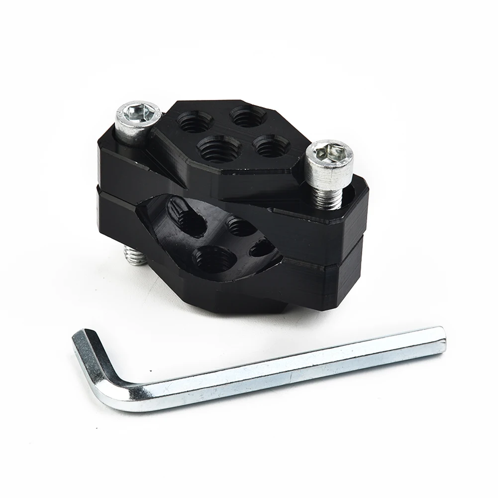 

Adaptor Handlebar Bracket Clamp Holder Parts Accessories Black Bumper Vehicle 17-32mm 1pcs Durable Hight Quality