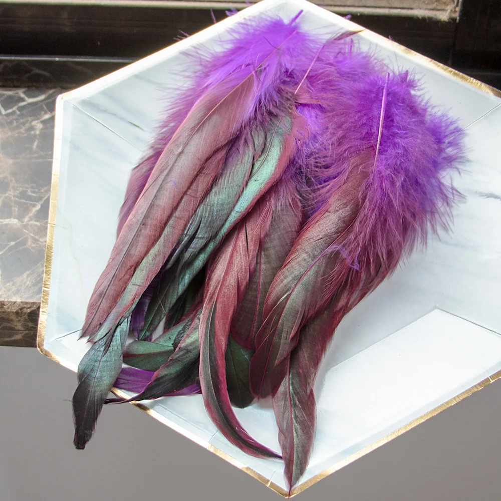 50/100pcs Natural Color Cock Feathers 12-18cm/5-7inch For DIY Crafts, pheasant feathers,rooster feathers,craft feathers,natural feathers