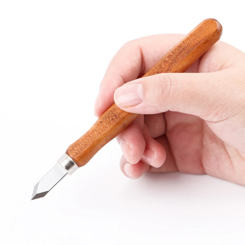 5pcs/lot Woodworking marking knife Round handle Scribing Knife Woodcut