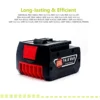 14.4V 4.0Ah for GBH GDR GSR 1080 DDS180 BAT614G Replacement Li-ion Battery Charger Set，Rechargeable Battery for Bosch Power Tool 4
