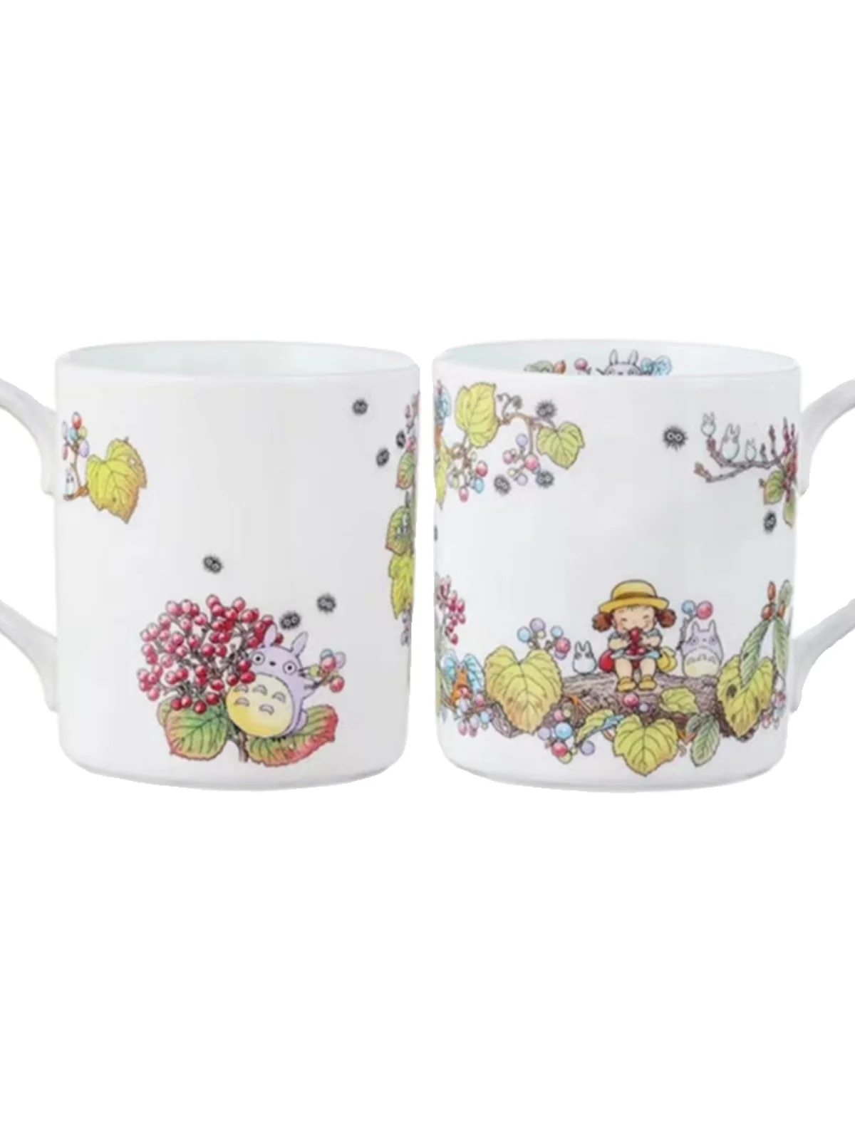 Japanese Luxury Cartoon Bone China Coffee Cups Saucers Mugs Flat Plates Tableware High-end Gift Boxes ceramic coffee cup set