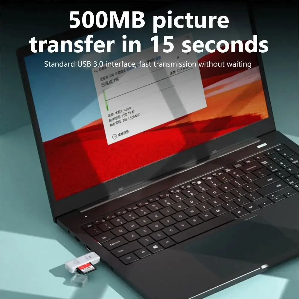 2-in-1 High-speed USB 3.0/2.0 Card Reader 2