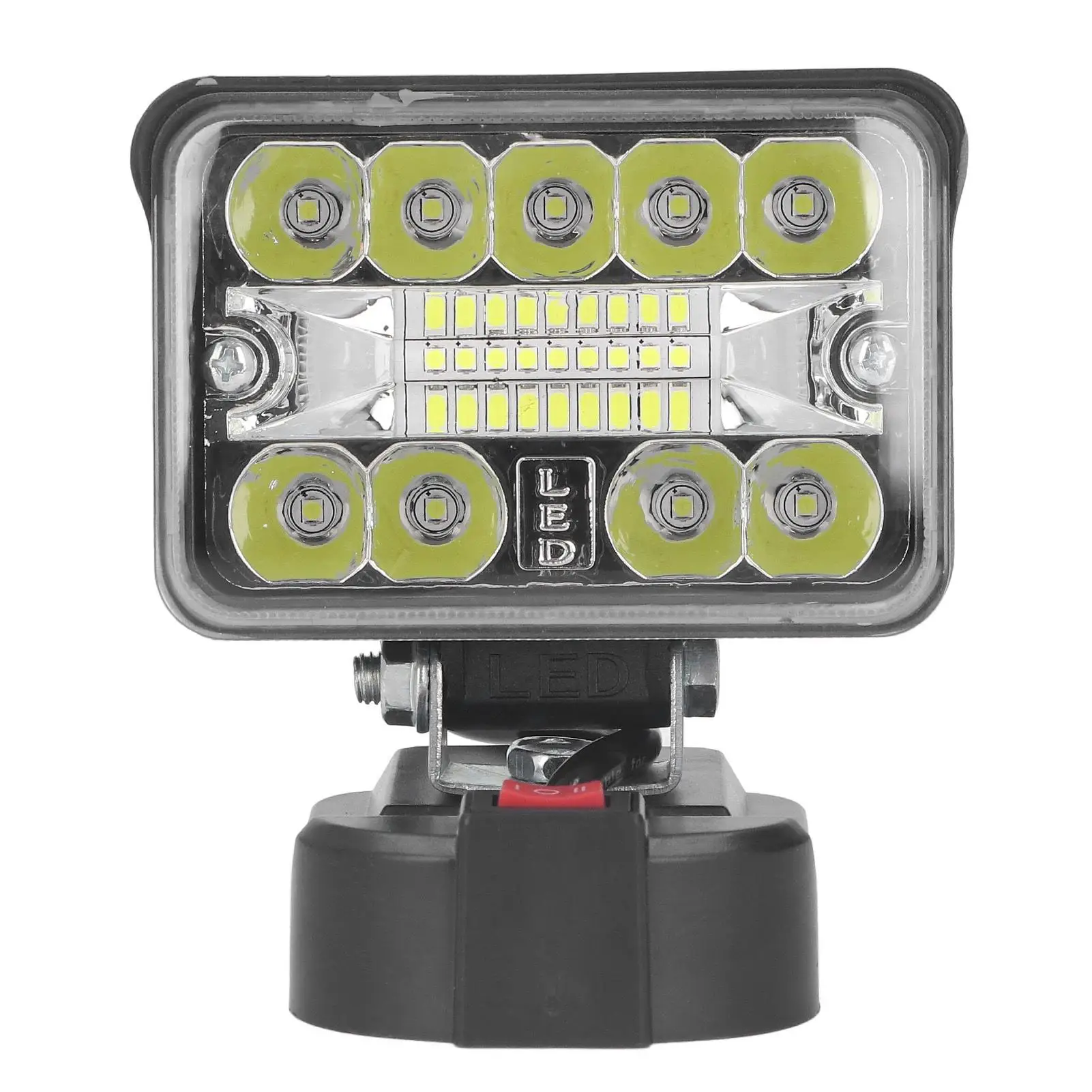 3in LED Work Light Cordless with Stand for Emergency for outdoor Lighting 54W 2800LM 6500K