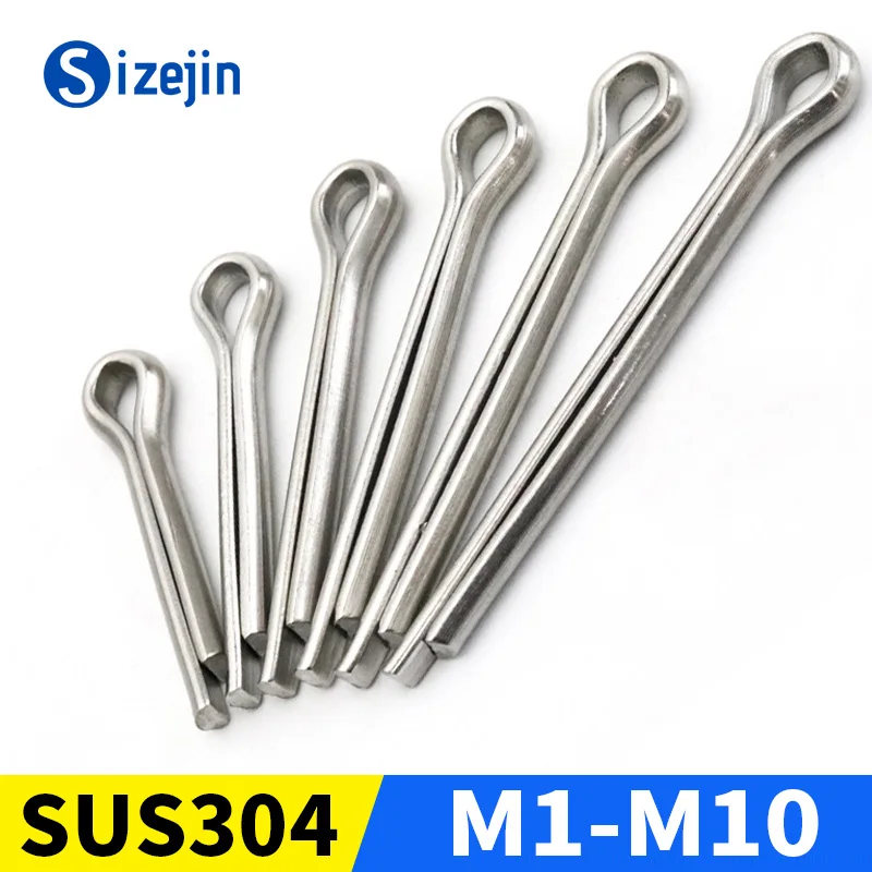 Cotter Pin 304 Stainless Steel U Shape Type Spring Hair Pin Split Clamp