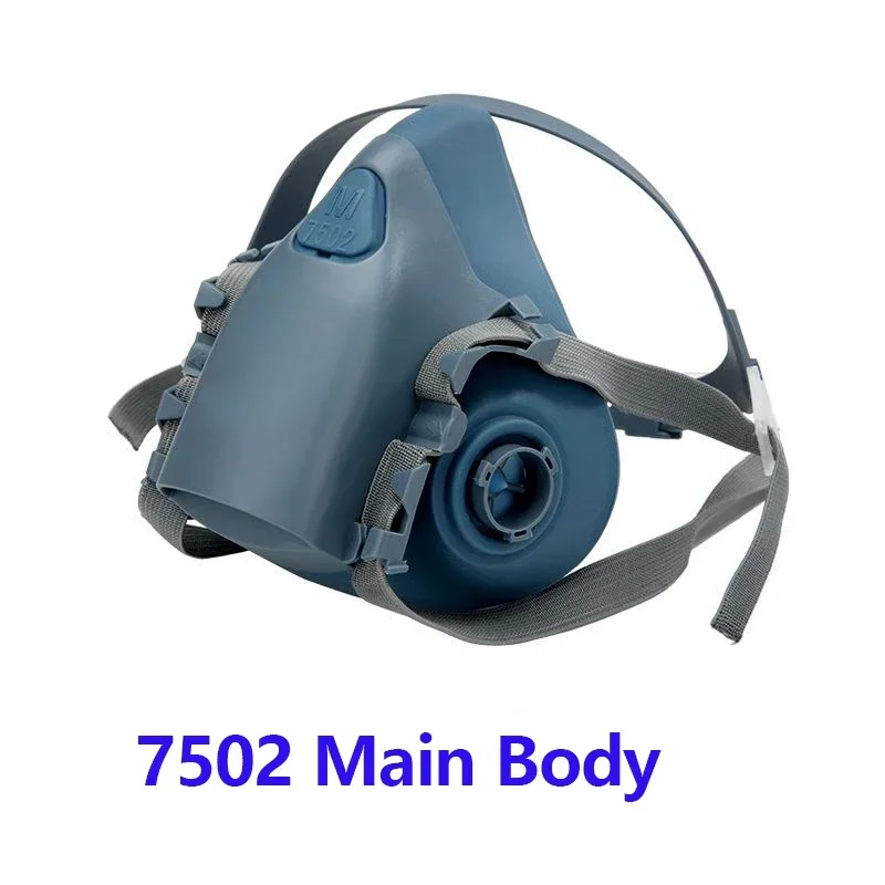 7502 가스 마스크 화학 호흡기 보호 마스크 산업용 페인트 스프레이는 6000 필터와 일치할 수 있습니다. 유기 가스 방지