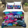 Cartoon Trolls printed Bedding Sets exquisite bed supplies set duvet cover bed comforter set bedding set luxury birthday gift 1