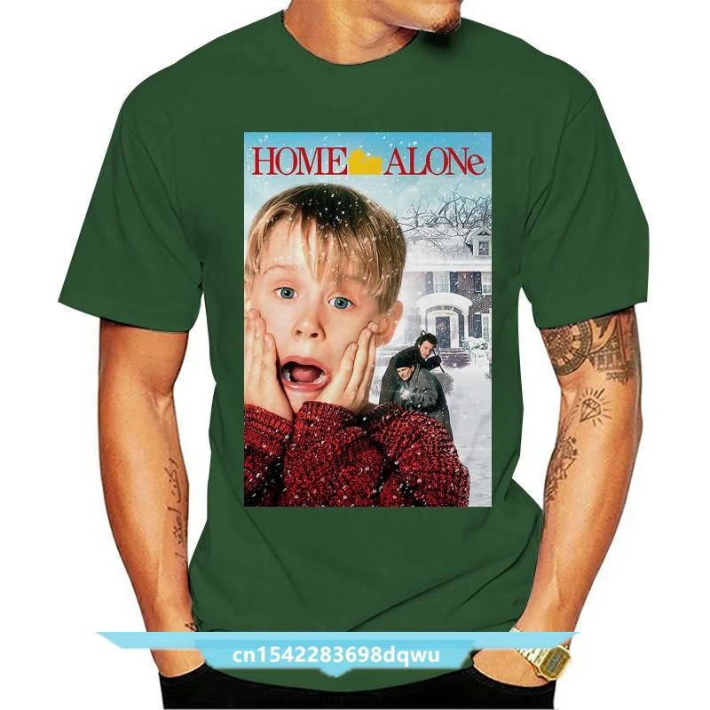 

HOME ALONE MOVIE POSTER COOL FUNNY VINTAGE UNISEX T Shirt 2021 Summer Men'S Brand Clothing O-Neck 2021 New T-Shirt Top Tee