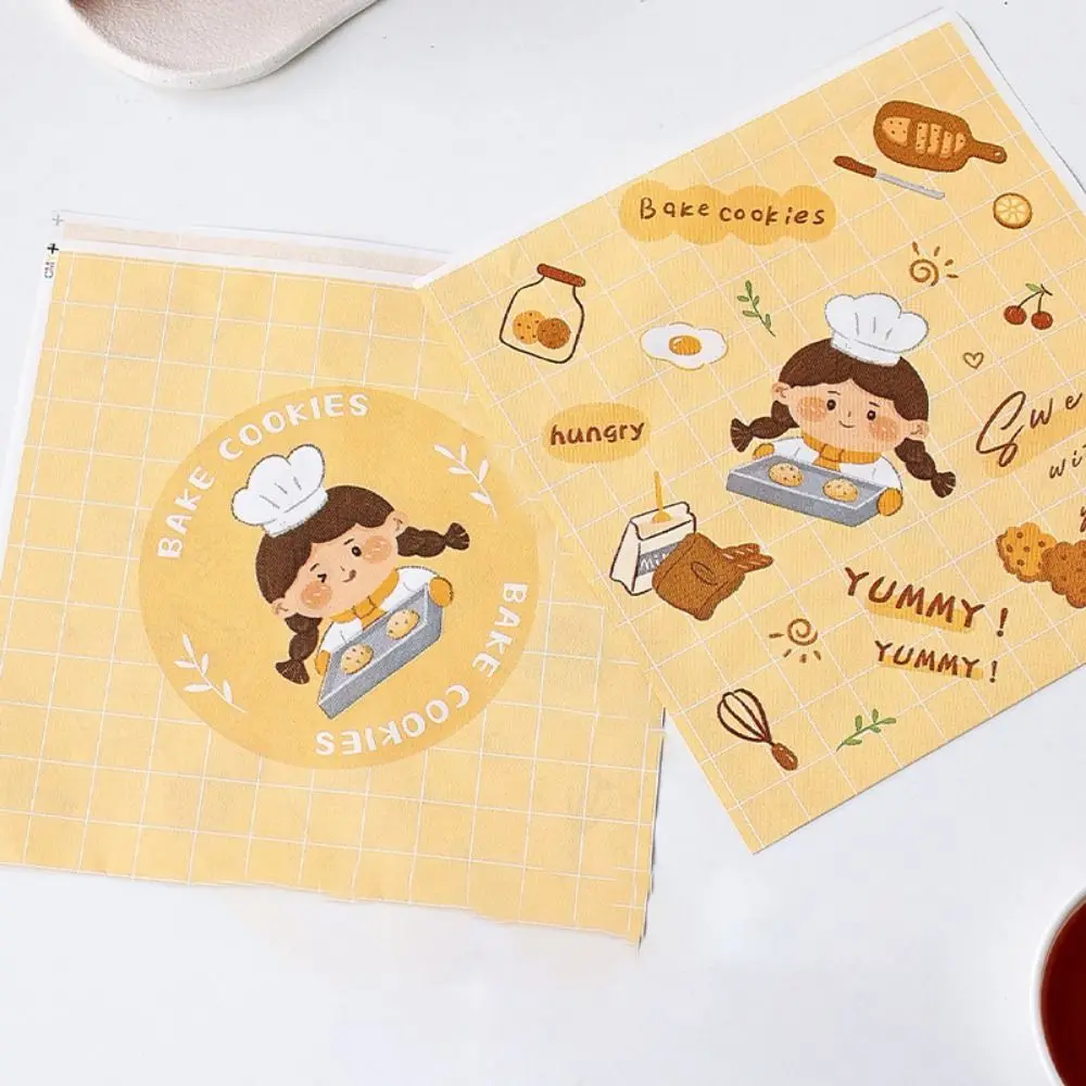 Square Sandwich Wrapping Paper Oil-Proof Disposable Food Toast Sandwich Hamburger Paper Cut Baking Tool Kitchen Accessories