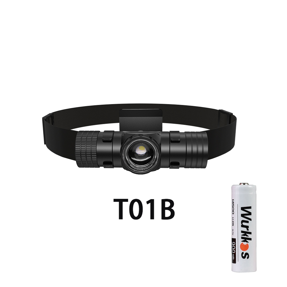 T01B Mini Headlight 300 Lumens Sensor LED Headlamp IP66 Waterproof EDC Zoomable Flashlight USB Rechargeable Hiking Camping Torch