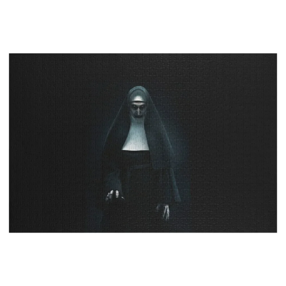 Demonic Sister Valak The Nun Jigsaw Puzzle With Personalized Photo With Photo Game Children Adult Wooden Puzzle