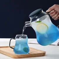 Théière en verre à degré de chaleur, bouilloire, infuseur, ensemble de tasses, théières Oolong, théière Gaiwan Pu Erh, fabricant chinois Puer, 1,4 l 3
