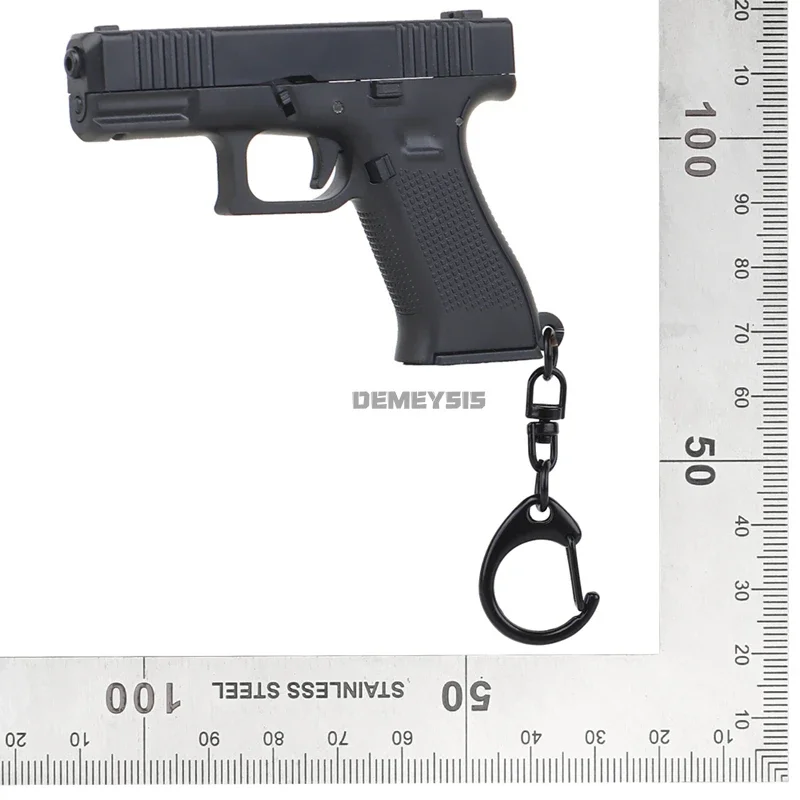 Keychain Charm Mini G45 Pistol Shaped Removable Magazine Miniature Helmet Model Beer Bottle Opener