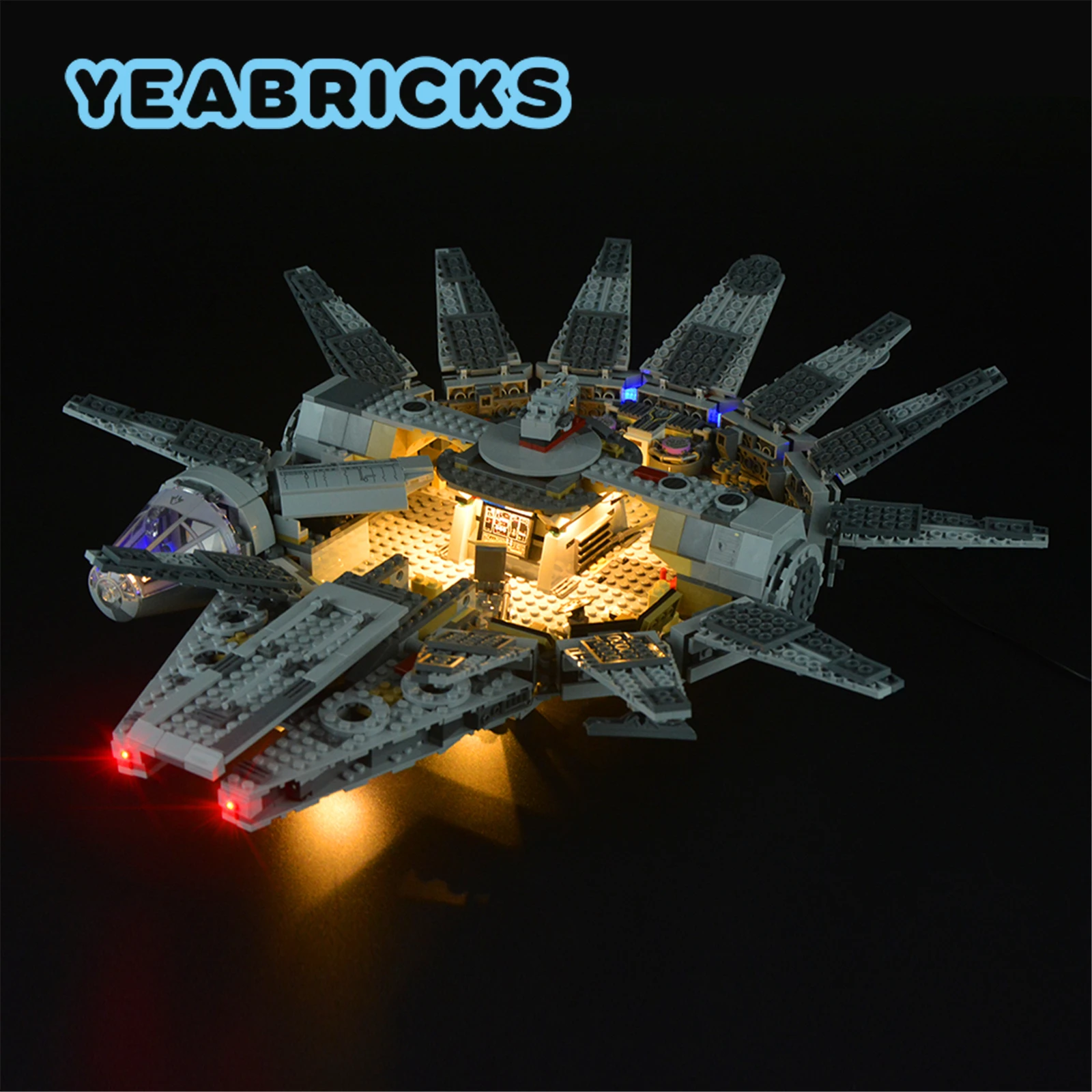 

Конструктор YEABRICKS со светодиодной лампой, модель 75105 года