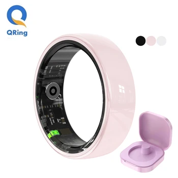 Anello Intelligente per Uomo e Donna con Custodia di Ricarica, Interazione di Coppia, Monitoraggio Salute e Sonno, Modalità Multi-Sport, Impermeabile 5ATM