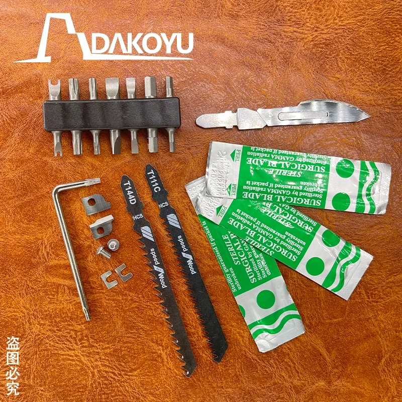 새로운 DAKOYU Multitool DK-Vulcan 7CR 고경도 EDC 다기능 접이식 펜치 조합 도구 야외 장비 휴대용