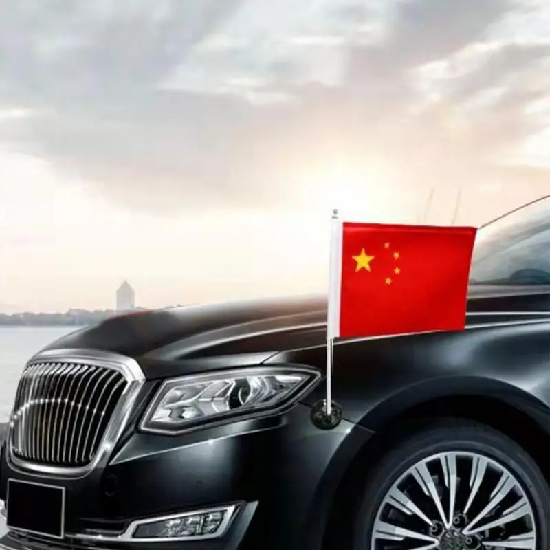 Suction Cup Flag Holder Vehicle Flagpole Bracket Flag Pole Bracket For Car SUV House Truck Flagpole Display Holder Pole