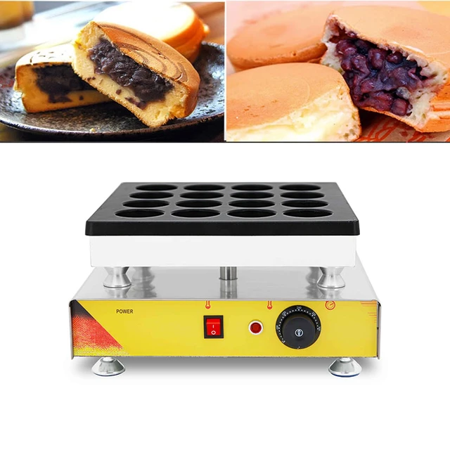 Commercial 16 Hole Taiwan Red Bean Cake Wheel Machine Electric Pie Maker  Egg Hamburger Waffle Maker - AliExpress