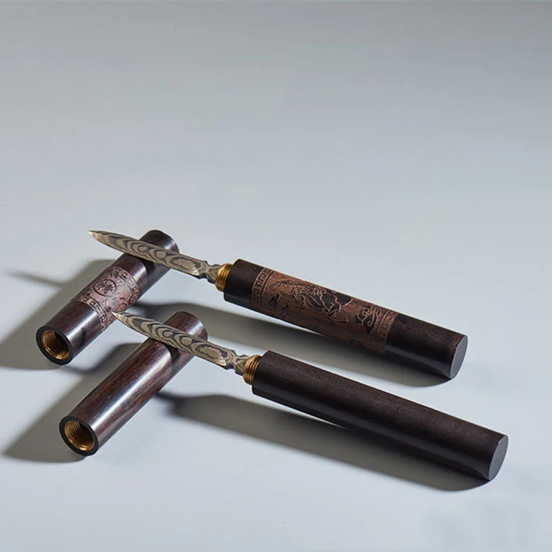 Tea Knife tea needle set Sandalwood with Wood Handle for Puer Tea