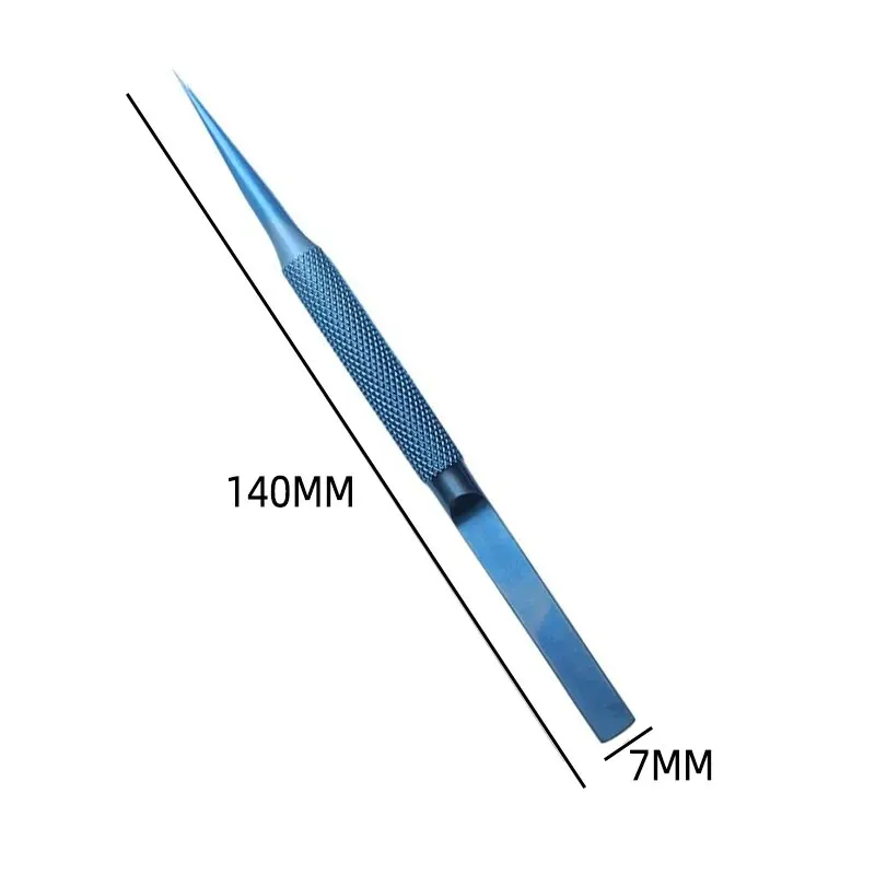 Phone Repair Tweezers 1PC Fingerprint Titanium Alloy Fine Tip