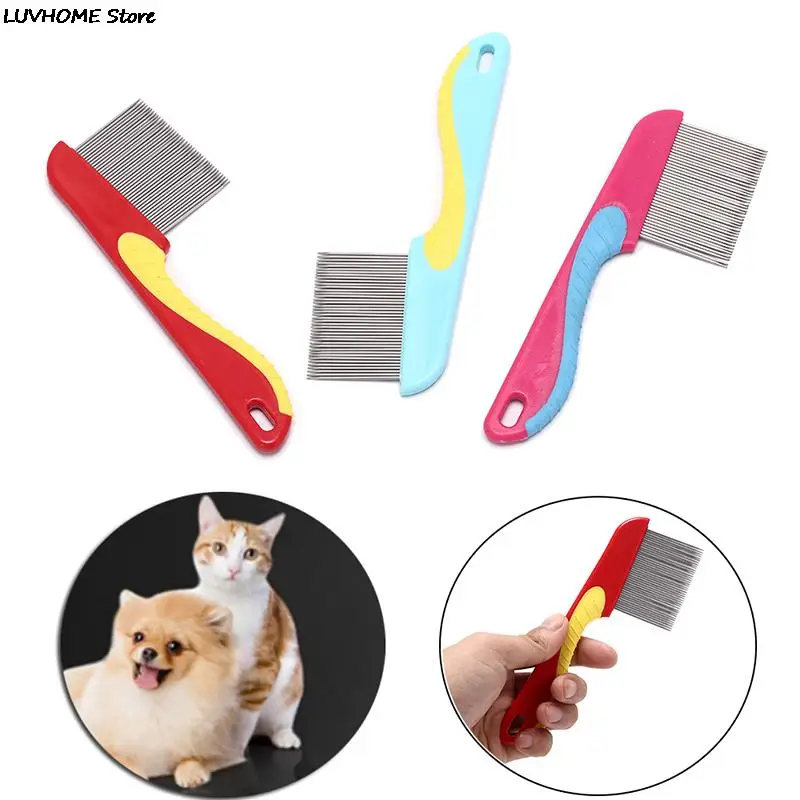 dogs cats hair removal comb stainless steel lice comb lice flea nit hair