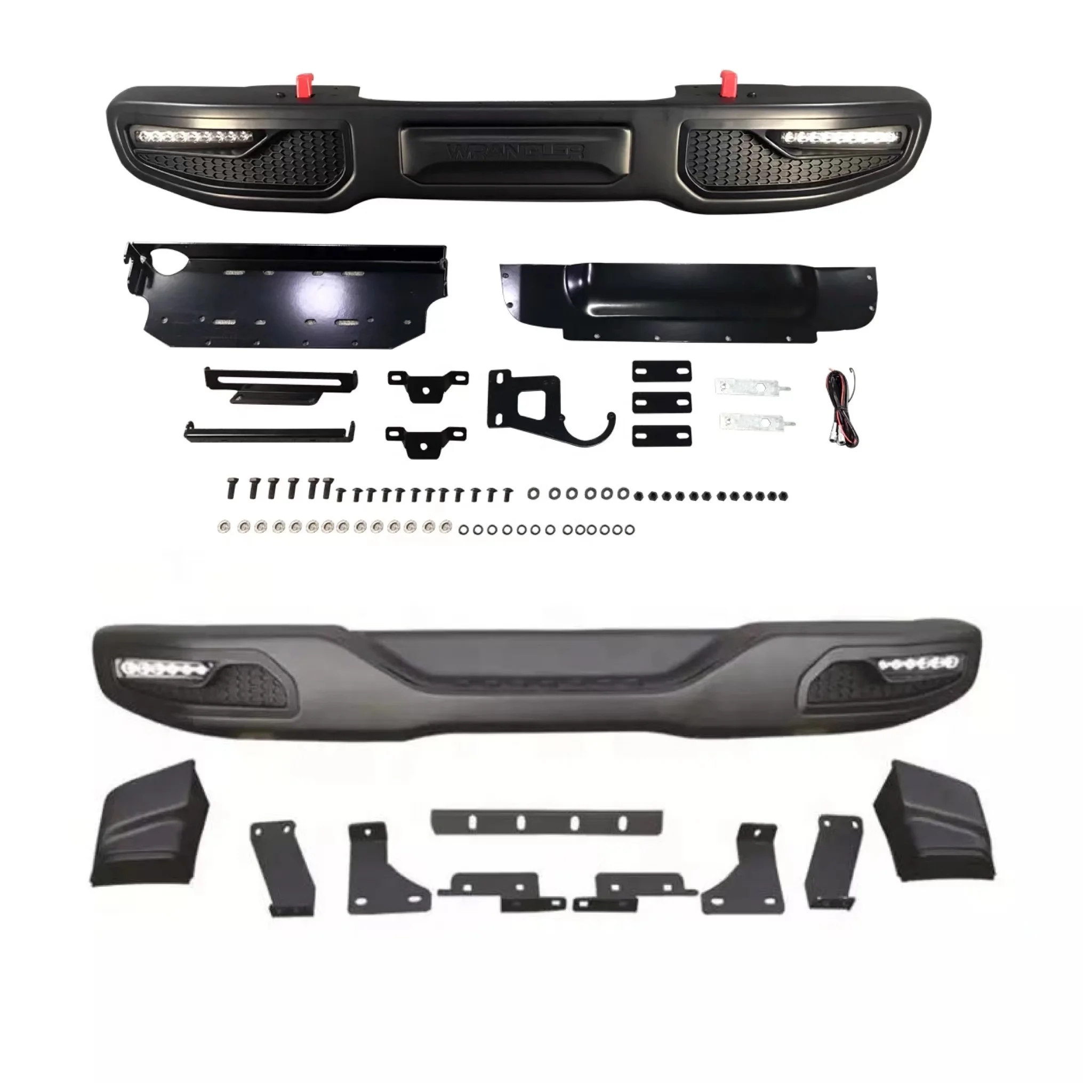 

Apollo Front Bumper and Rear Bumper for Jeep Wrangler Jk